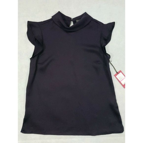 Vince Camuto Tops - Vince Camuto Blouse Plum Purple Ruffled Sl…